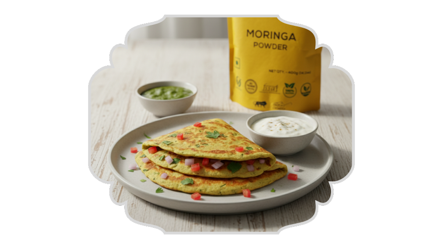 Moringa Besan Chilla – Easy Home Recipe