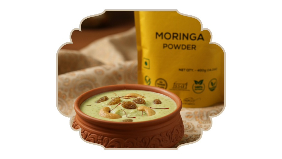 Moringa Kheer – traditional Indian dessert !