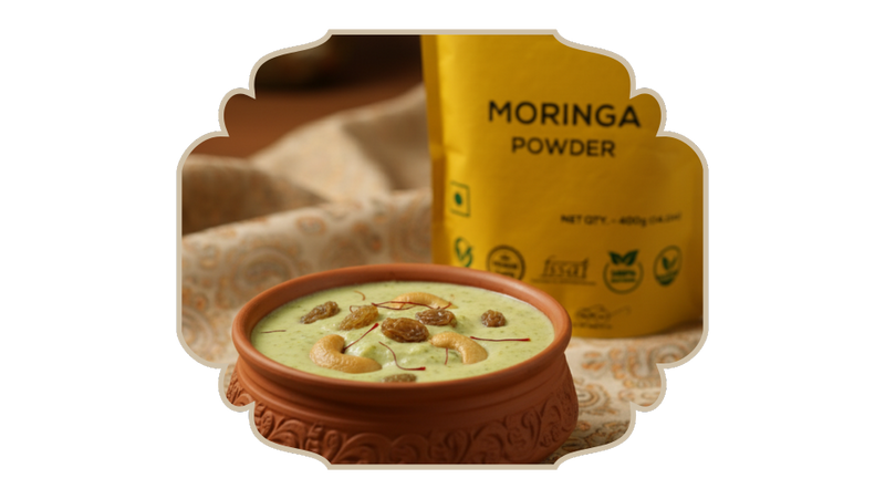 Moringa Kheer – traditional Indian dessert !