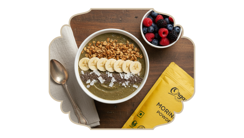 Moringa Smoothie Bowl - Energy Booster