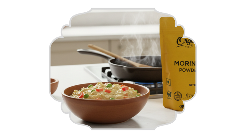 Savory Moringa Oats – Easy Home Recipe