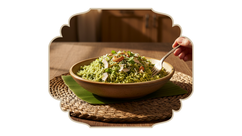 Moringa Rice - A Healthy Flavor !