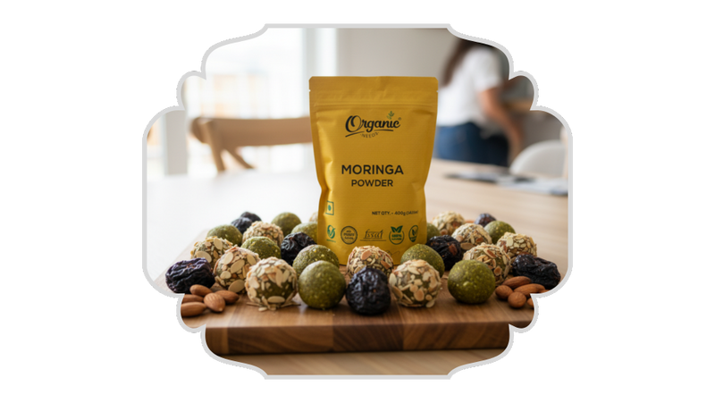 Moringa, Date and Almond Treats