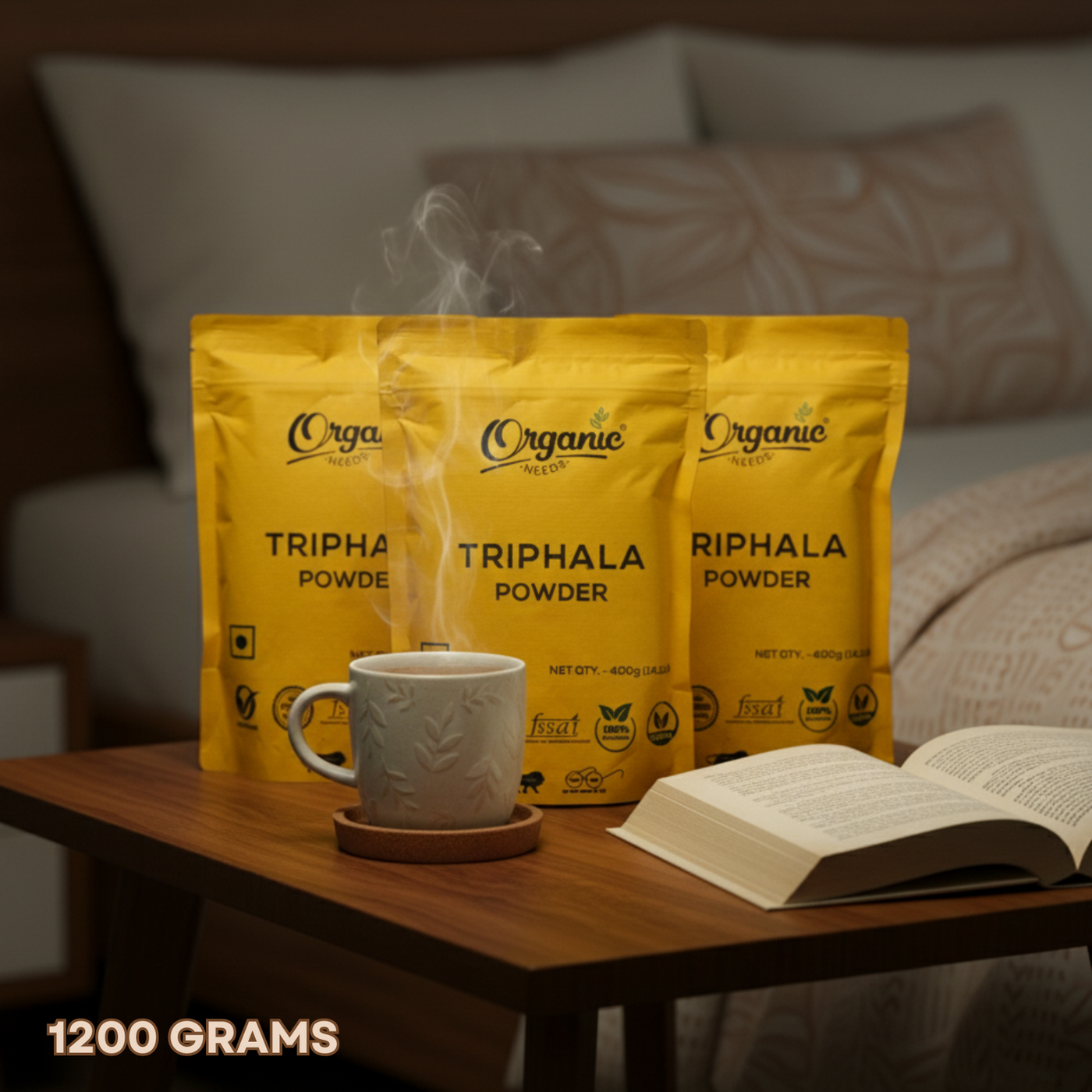 Organic Triphala Powder | Digestion, Detox, & Energy.