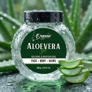 Aloe Vera Gel - 100% Pure & Natural, Soothing Gel for Face, Hair & Skin