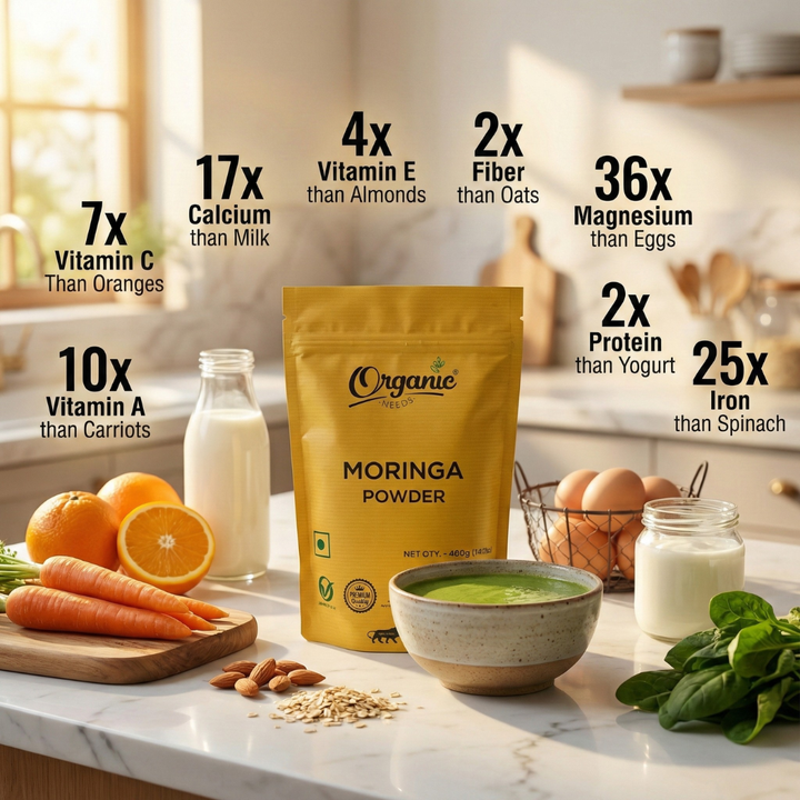 Organic Moringa Powder, A nutrition powerhouse.